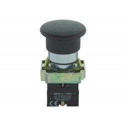 KIT 3 UNI BOTAO TIPO COGUMELO TRP2-BC22 -1NF PRETO EM METAL ACIONAMENTO EM TERMOPLASTICO TRAMONTINA