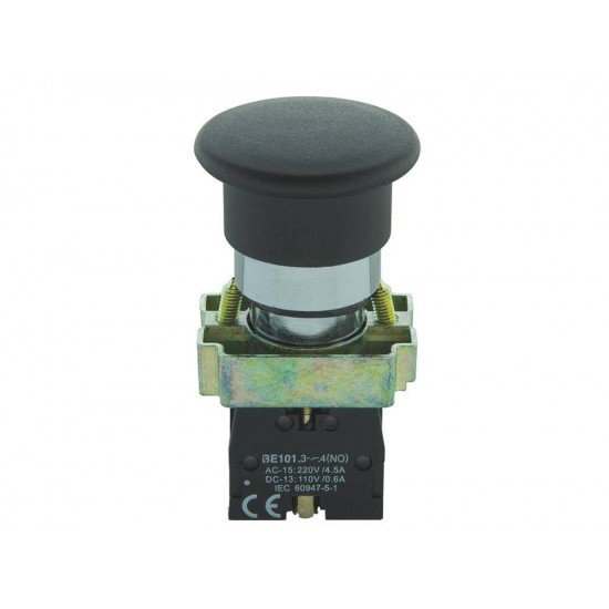 KIT 3 UNI BOTAO TIPO COGUMELO TRP2-BC22 -1NF PRETO EM METAL ACIONAMENTO EM TERMOPLASTICO TRAMONTINA