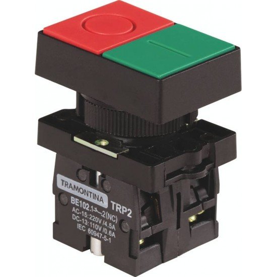 BOTAO DUPLO TRP2-EL8325 1NAMAIS1NF BASE DE PLASTICO TRAMONTINA