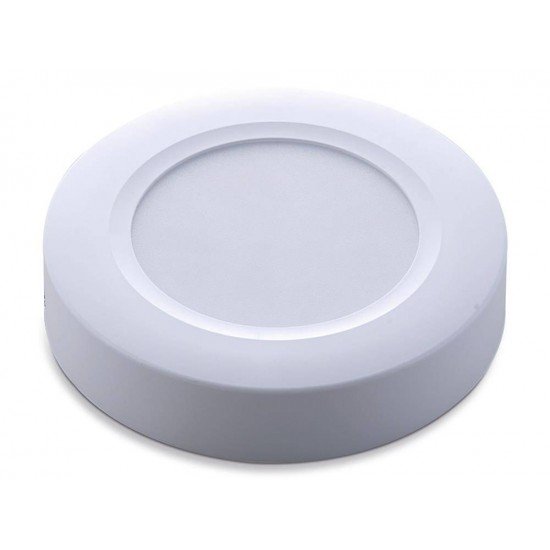 PLAFON DE LED REDONDO EM TERMOPLASTICO TIPO SOBREPOR 18W-3000K TRAMONTINA