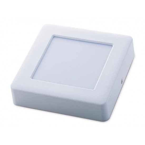 PLAFON DE LED QUADRADO EM TERMOPLASTICO TIPO SOBREPOR 12W-4000K TRAMONTINA