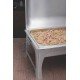 RECHAUD RETANGULAR EM ACO INOX BANHO MARIA TAMPA REMOVIVEL COM FOGAREIRO CUBA 1 1 9 L TRAMONTINA