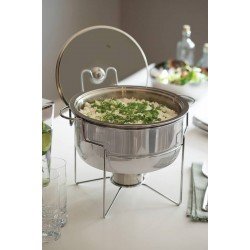 RECHAUD BANHO-MARIA EM ACO INOX 4,3 L COM FOGAREIRO TRAMONTINA