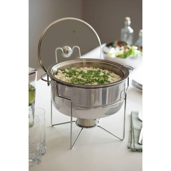 RECHAUD BANHO-MARIA EM ACO INOX 4,3 L COM FOGAREIRO TRAMONTINA