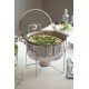 RECHAUD BANHO-MARIA EM ACO INOX 4,3 L COM FOGAREIRO TRAMONTINA