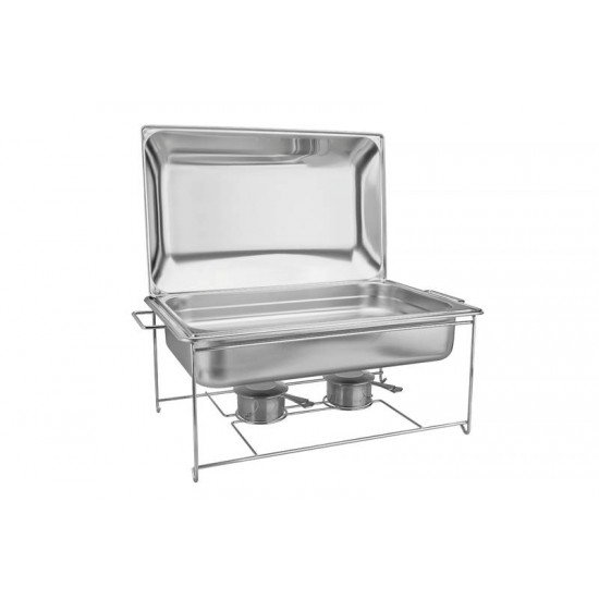 RECHAUD BANHO MARIA EM ACO INOX 9,06 L COM FOGAREIRO TRAMONTINA