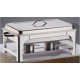 RECHAUD BANHO-MARIA RETANGULAR COM TAMPA REMOVIVEL ACO INOX - FOGAREIRO TRAMONTINA