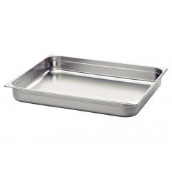 CUBA TRAMONTINA GN 2/1 EM AÇO INOX SEM ALÇAS PROFUNDIDADE 65 MM AÇO 304