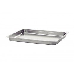 CUBA TRAMONTINA GN 1/1 EM AÇO INOX SEM ALÇAS PROFUNDIDADE 20 MM AÇO 304