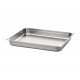 CUBA TRAMONTINA GN 1/1 EM AÇO INOX SEM ALÇAS PROFUNDIDADE 40 MM AÇO 304