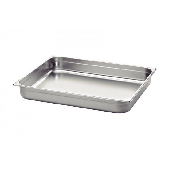 CUBA TRAMONTINA GN 1/1 EM AÇO INOX SEM ALÇAS PROFUNDIDADE 65 MM AÇO 430