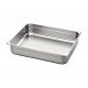 CUBA TRAMONTINA GN 1/1 EM AÇO INOX SEM ALÇAS PROFUNDIDADE 180 MM AÇO 304