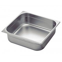 CUBA TRAMONTINA GN 2/3 EM AÇO INOX SEM ALÇAS PROFUNDIDADE 150 MM AÇO 304