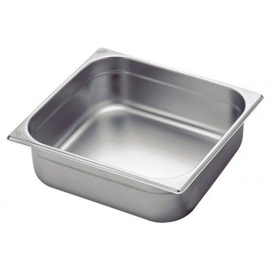 CUBA TRAMONTINA GN 2/3 EM AÇO INOX SEM ALÇAS PROFUNDIDADE 150 MM AÇO 304