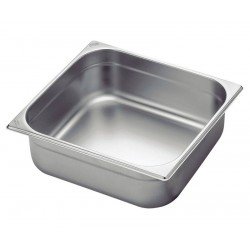 CUBA TRAMONTINA GN 2/3 EM AÇO INOX SEM ALÇAS PROFUNDIDADE 180 MM AÇO 304