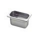 CUBA TRAMONTINA GN 1/9 EM AÇO INOX SEM ALÇAS PROFUNDIDADE 100 MM AÇO 201