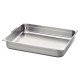 CUBA TRAMONTINA GN 2/1 EM AÇO INOX COM ALÇAS MÓVEIS PROFUNDIDADE 100 MM  - AÇO 304