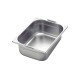CUBA TRAMONTINA GN 1/2 EM AÇO INOX COM ALÇAS MÓVEIS PROFUNDIDADE 150 MM AÇO 304