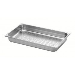 CUBA PERFURADA TRAMONTINA GN 1/1 EM AÇO INOX SEM ALÇAS PROFUNDIDADE 65 MM AÇO 201