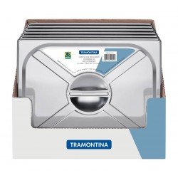 DISPLAY DE TAMPAS PARA CUBAS ACO INOX SEM RECORTES 6 PC 1 2 TRAMONTINA