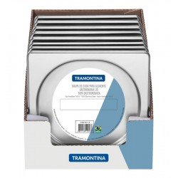 DISPLAY DE TAMPAS PARA CUBAS ACO INOX SEM RECORTES 10 PC 1 6 TRAMONTINA