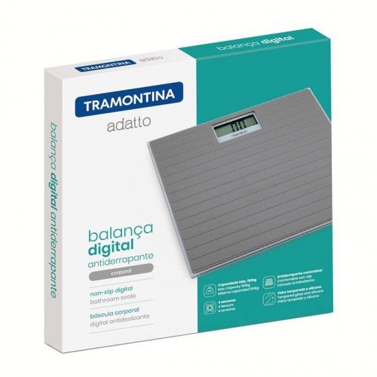 BALANÇA DIGITAL CORPORAL TRAMONTINA ADATTO ANTIDERRAPANTE