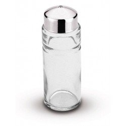 PALITEIRO UTILITY EM AÇO INOX E VIDRO COM TAMPA TRAMONTINA