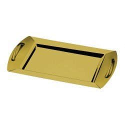 BANDEJA RETANGULAR ACO INOX COM ALCAS 497 X 305MM TRAMONTINA