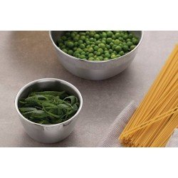 POTE REDONDO ACO INOX SEM TAMPA PLASTICA 0,9 CM 0,3 L TRAMONTINA