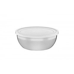 POTE FREEZINOX REDONDO EM ACO INOX COM TAMPA PLASTICA 18 CM 1,6 L TRAMONTINA