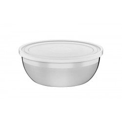 POTE FREEZINOX REDONDO EM ACO INOX COM TAMPA PLASTICA 22 CM 2,9 L TRAMONTINA
