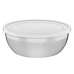 POTE FREEZINOX REDONDO EM ACO INOX COM TAMPA PLASTICA 28 CM 5,8 L TRAMONTINA