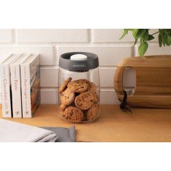POTE DE VIDRO PUREZZA COM TAMPA PLASTICA A VACUO 1,2 L TRAMONTINA