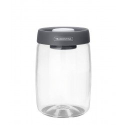 POTE DE VIDRO PUREZZA COM TAMPA PLASTICA A VACUO 1,2 L TRAMONTINA