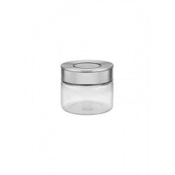 POTE DE VIDRO PUREZZA COM TAMPA DE ACO INOX 10 CM 0,4 L TRAMONTINA