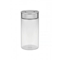 POTE DE VIDRO PUREZZA COM TAMPA DE ACO INOX 10 CM 1,4 L TRAMONTINA