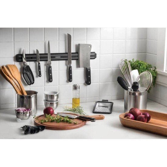 POTE CUCINA EM ACO INOX PARA MANTIMENTOS COM TAMPA PLASTICA 14 CM 2,3 L TRAMONTINA