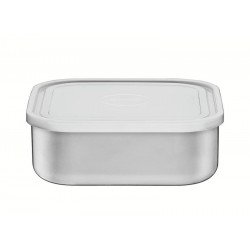 POTE TRAMONTINA FREEZINOX EM AÇO INOX QUADRADO COM TAMPA PLÁSTICA 23 CM 3,6 L