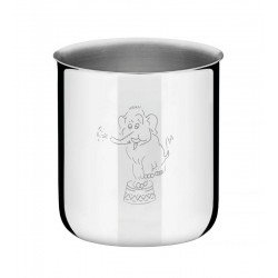COPO INFANTIL EM ACO INOX 340 ML TRAMONTINA