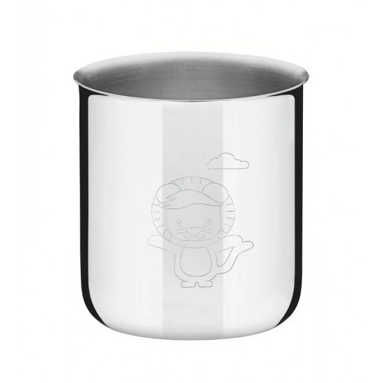COPO INFANTIL TRAMONTINA BABY FRIENDS EM AÇO INOX 340 ML
