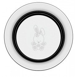 PRATO INFANTIL LE PETIT EM ACO INOX COELHINHO 23 CM TRAMONTINA