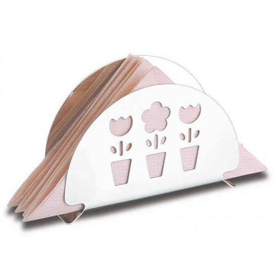 PORTA GUARDANAPOS UTILITY EM ACO INOX COM DETALHES VAZADOS TRAMONTINA