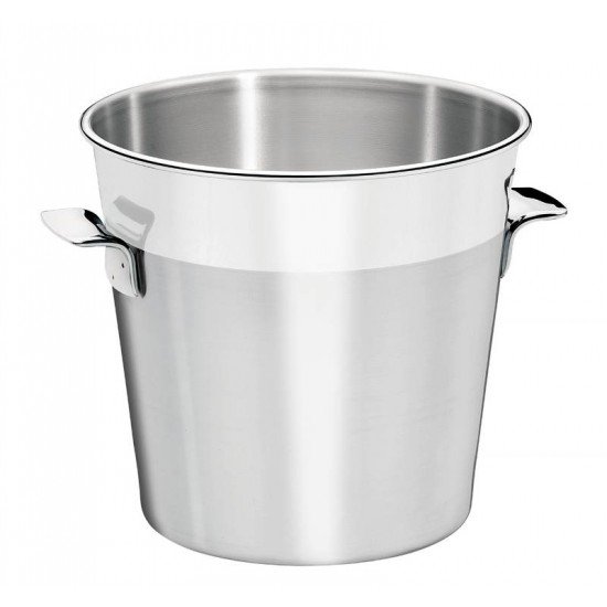 BALDE PARA GARRAFAS COSMOS EM ACO INOX FOSCO COM BORDA EM BRILHO 20 CM 5,2 L TRAMONTINA