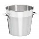 BALDE PARA GARRAFAS COSMOS EM ACO INOX FOSCO COM BORDA EM BRILHO 20 CM 5,2 L TRAMONTINA