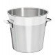 BALDE DE GELO EM ACO INOX FOSCO COM BORDA EM BRILHO 14 CM 1,8 L TRAMONTINA