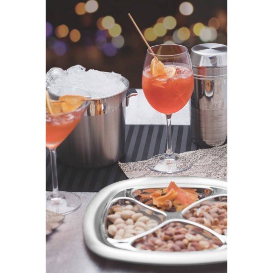 COQUETELEIRA PARA DRINKS MILLENIUM EM ACO INOX COM DETALHES FOSCOS 680 ML TRAMONTINA