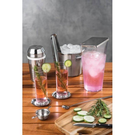 COQUETELEIRA PARA DRINKS MILLENIUM EM ACO INOX COM DETALHES FOSCOS 680 ML TRAMONTINA