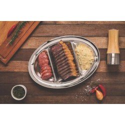 TRAVESSA TRIPLA AÇO INOX