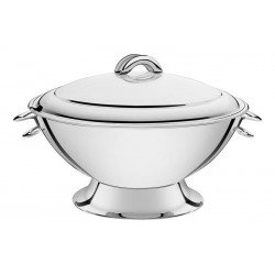 SOPEIRA SERVICE EM ACO INOX COM TAMPA 24 CM TRAMONTINA