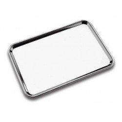 BANDEJA SERVICE RETANGULAR EM ACO INOX 40X27 CM TRAMONTINA